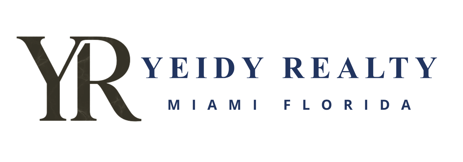 Yeidy Realty logo H - White black